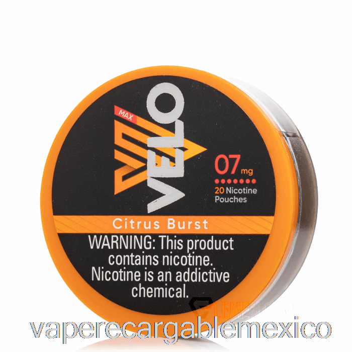Vape Recargable Velo Bolsas De Nicotina - Explosión De Cítricos 7 Mg